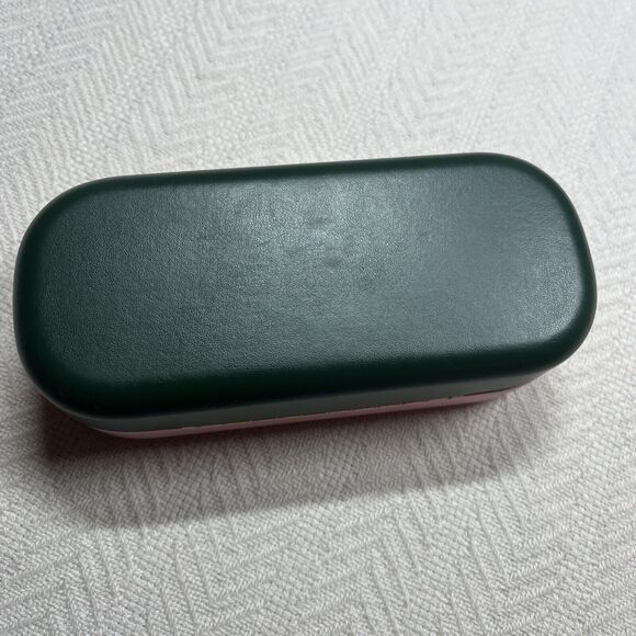 Kate Spade New York Pink Sunglasses Case Green Bottom - Picture 2 of 5